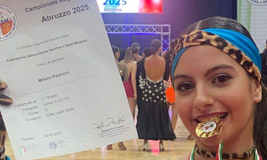 L’ASD Sensazione di Movimento L’Aquila Domina i Campionati Regionali di Danza Sportiva