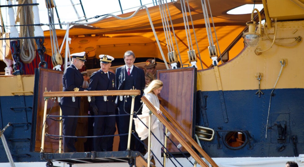 La nave più bella del mondo approda in Abruzzo. Presente la premier Meloni