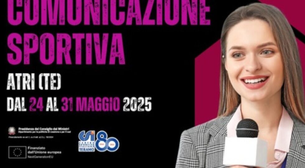 Ad Atri un corso di formazione in “Comunicazione sportiva” riconosciuto dal CONI