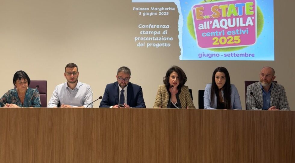 Potenziato il progetto “E…state all’Aquila” e via libera ai rimborsi delle rette per la frequenza dei centri estivi 2025