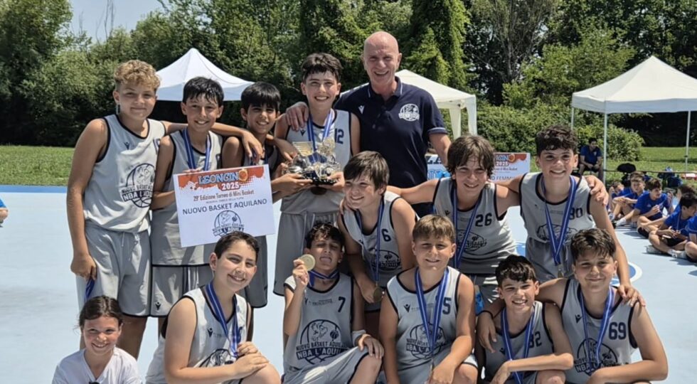 Nuovo Basket Aquilano: il trionfo in Veneto al Torneo Nazionale Under 12