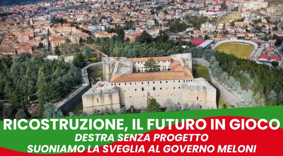 L’Aquila, l’incontro del Pd: “Il governo Meloni dorme, facciamo il punto”