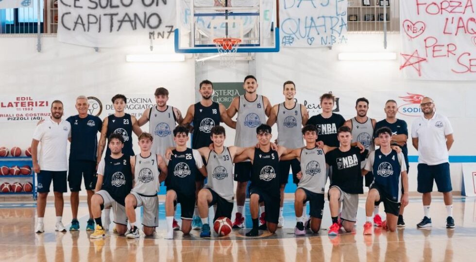 Il Nuovo Basket Aquilano parte col botto: 9 atleti dal vivaio nel roster