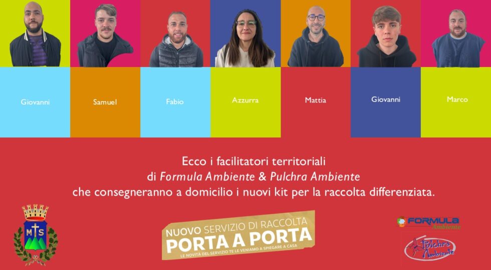 Raccolta porta a porta, si parte! In distribuzione i kit per tutte le famiglie
