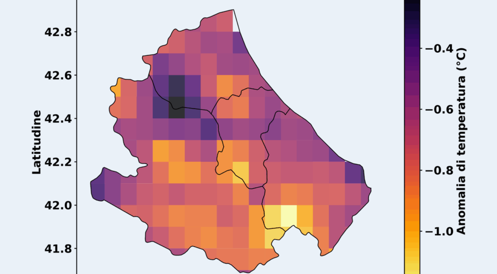Ottobre 2025: temperature in linea con le medie storiche in tutto l’Abruzzo secondo OsservaTE