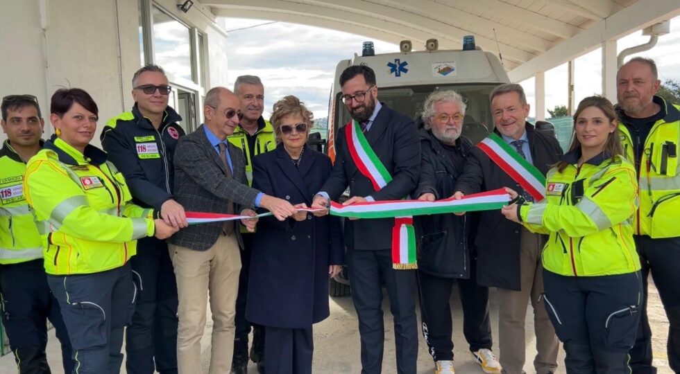 Inaugurata la nuova postazione del 118 a Città Sant’Angelo