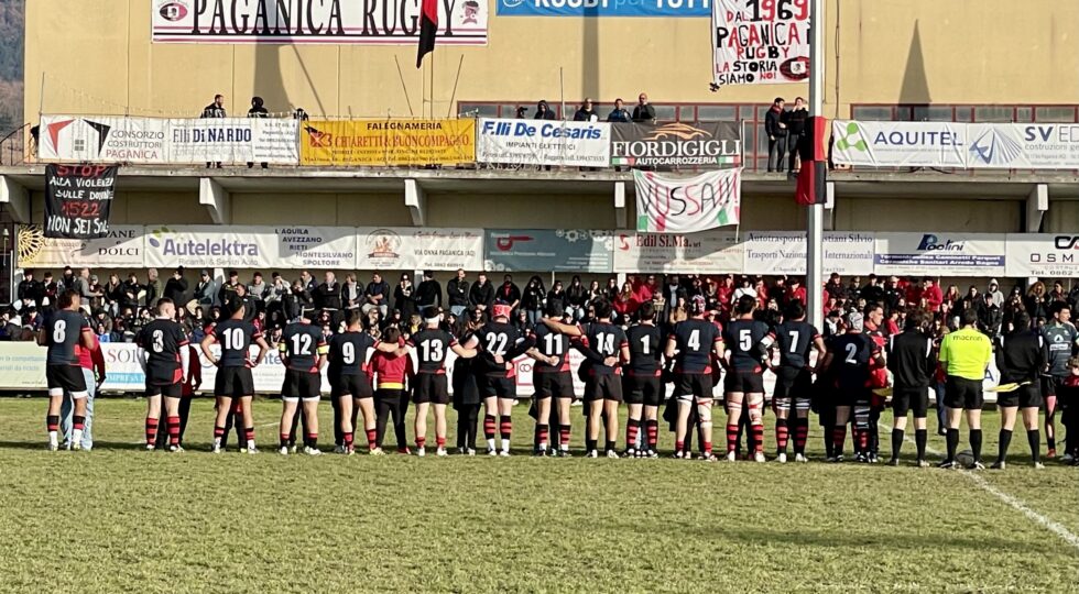 Paganica Rugby-L’Aquila: il derby di andata è neroverde