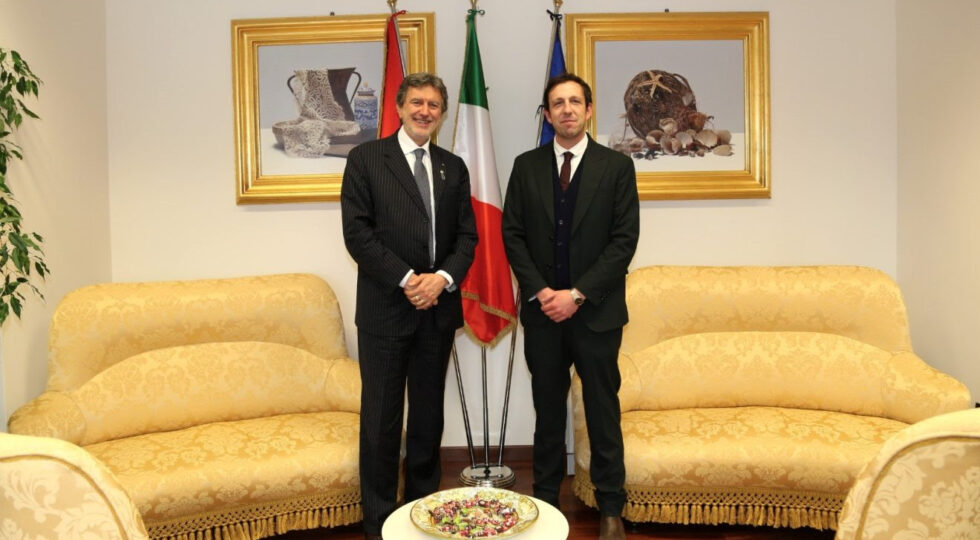 Il Presidente Marsilio incontra il nuovo Soprintendente Massimo Sericola