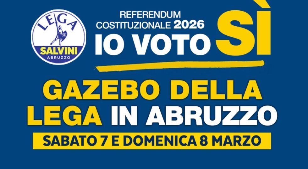 Referendum, domani e domenica Lega di nuovo in piazza con i gazebo a sostegno del Sì