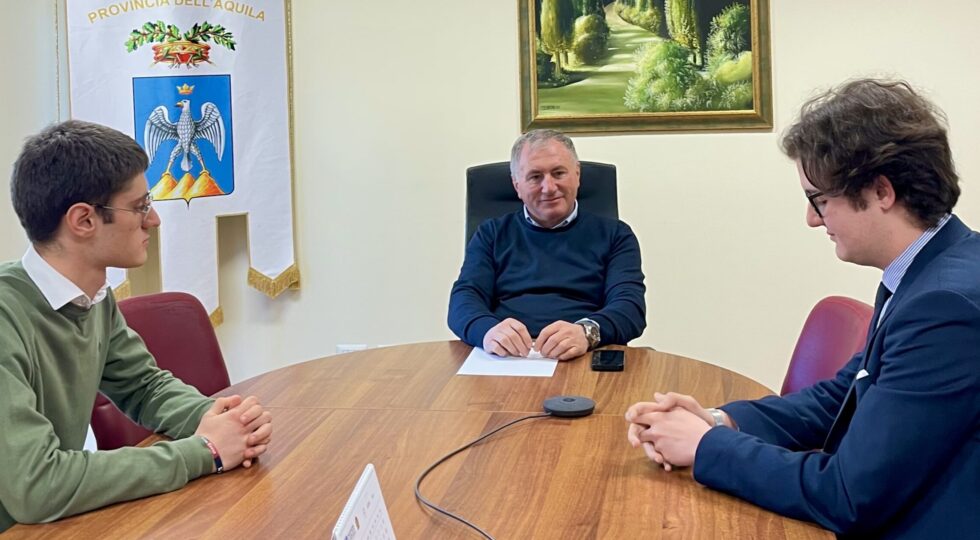 Provincia dell’Aquila, Caruso incontra Consulta studenti: “Confronto su scuola e disagio”
