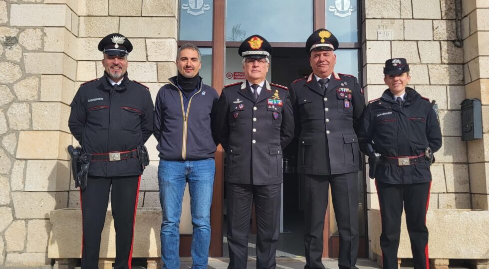 Roccaraso, visita del Generale Masciulli alla Stazione Carabinieri e ai militari sciatori
