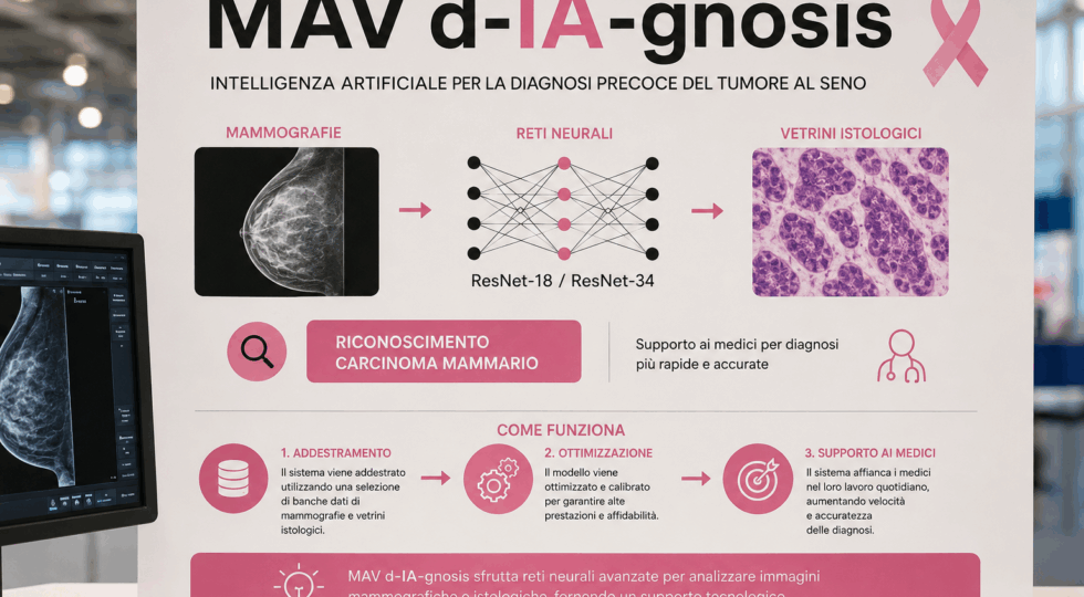 MAV d-IA-gnosis, tre studentesse sviluppano un’IA per il riconoscimento precoce del tumore al seno