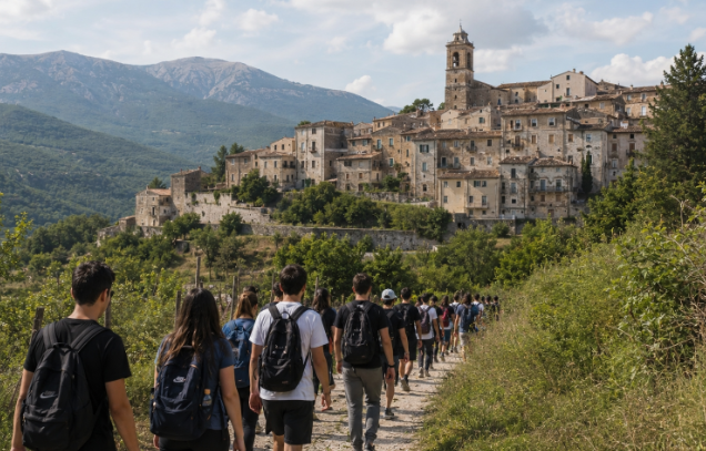 Adsu L’Aquila lancia il primo Cammino dello Studente: quattro giorni tra cultura, natura e socialità