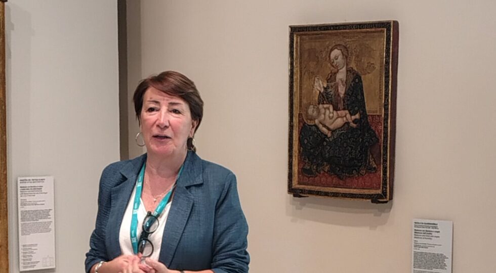 Dagli Uffizi al MuNDA: da oggi a L’Aquila la Madonna dell’Umiltà di Nicola da Guardiagrele