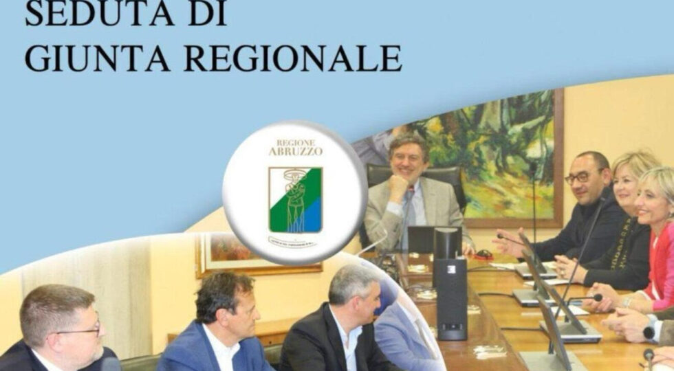 Giunta Abruzzo, ok a provvedimenti su trasporti, acqua, scuola e sanità