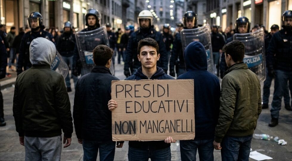 Scontri a Milano, chi sono i 270 ragazzi: l’ennesimo Decreto Sicurezza non riempirà il vuoto educativo