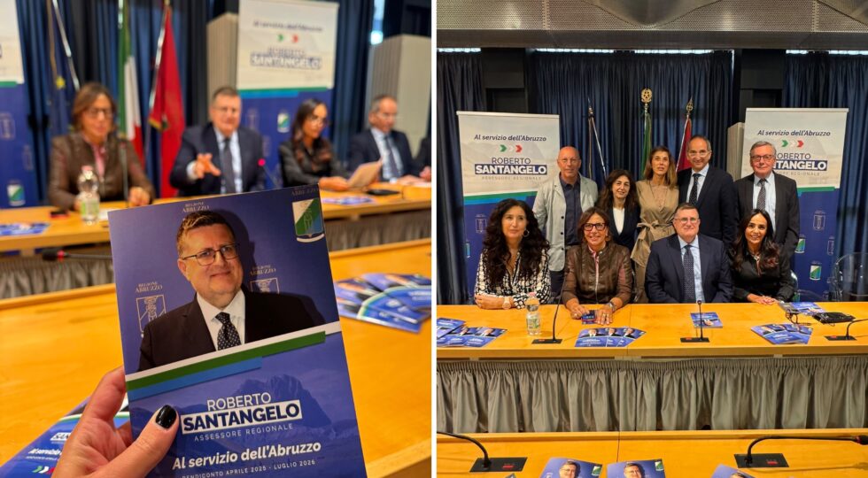 Regione Abruzzo, Santangelo presenta il rendiconto delle attività: «Al servizio dell’Abruzzo con una strategia integrata»
